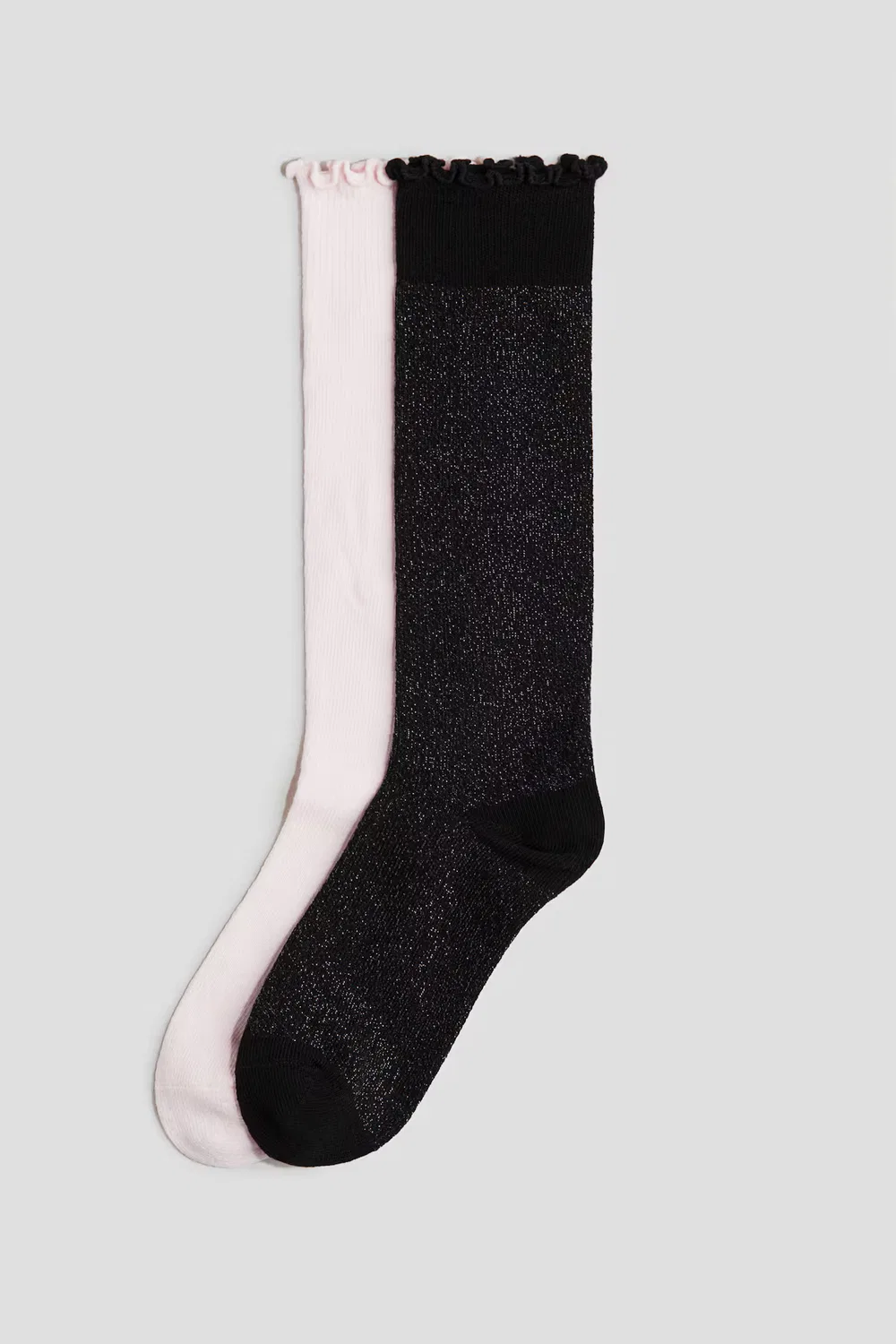 Комплект из 2 гольфов H&M, Hellrosa/Glitzer
