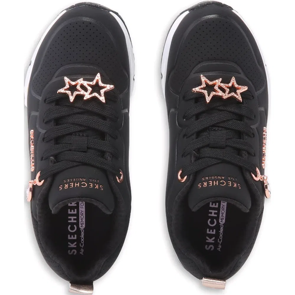 Детские кроссовки Street Uno Skechers, Black/Rose Gold — фото 4