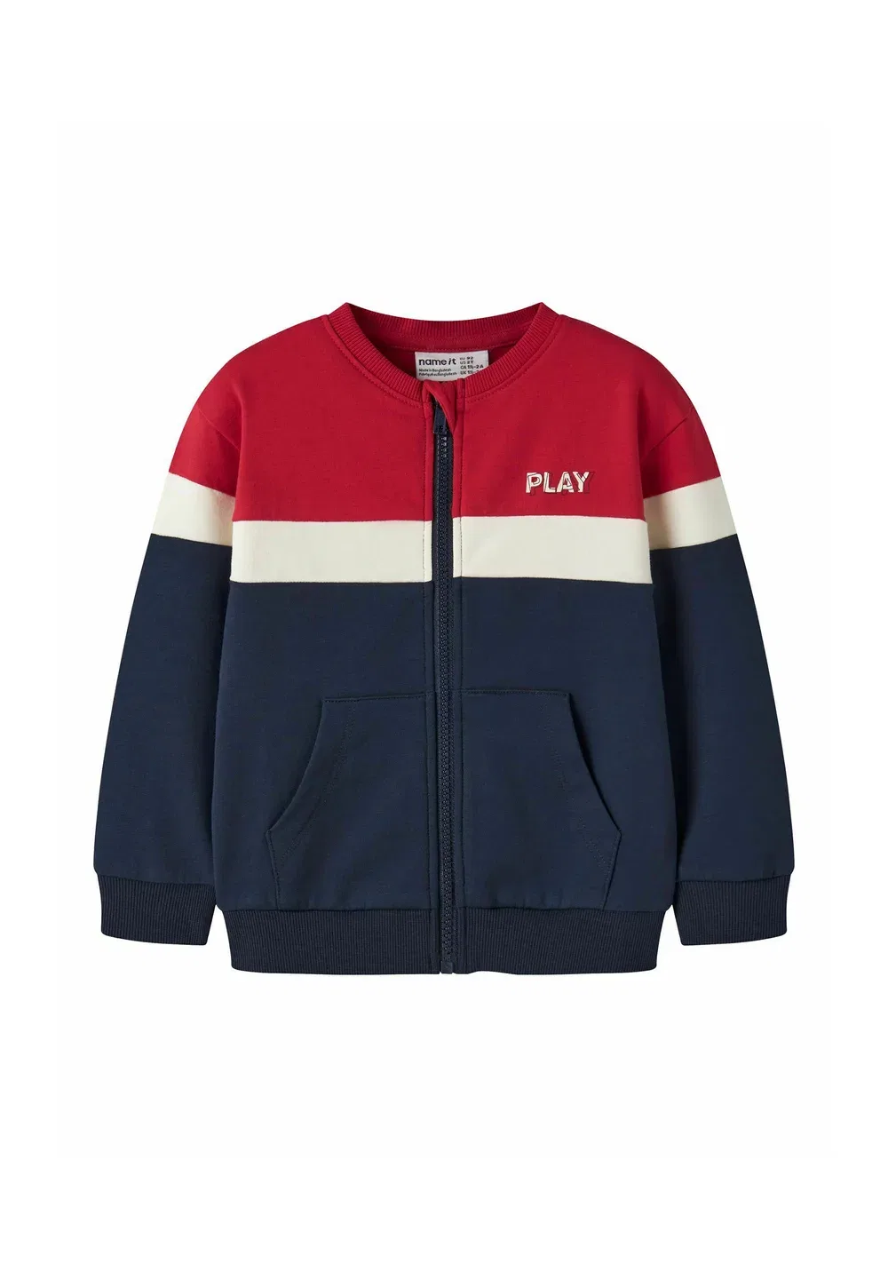 Толстовка на молнии Name It, Navy Blazer
