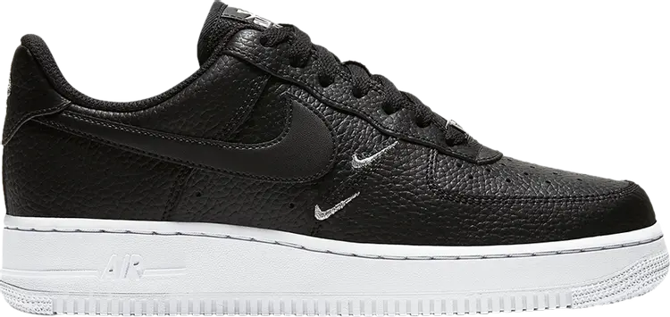 

Кроссовки Nike Wmns Air Force 1 '07 Essential 'Tumble Leather - Black', черный