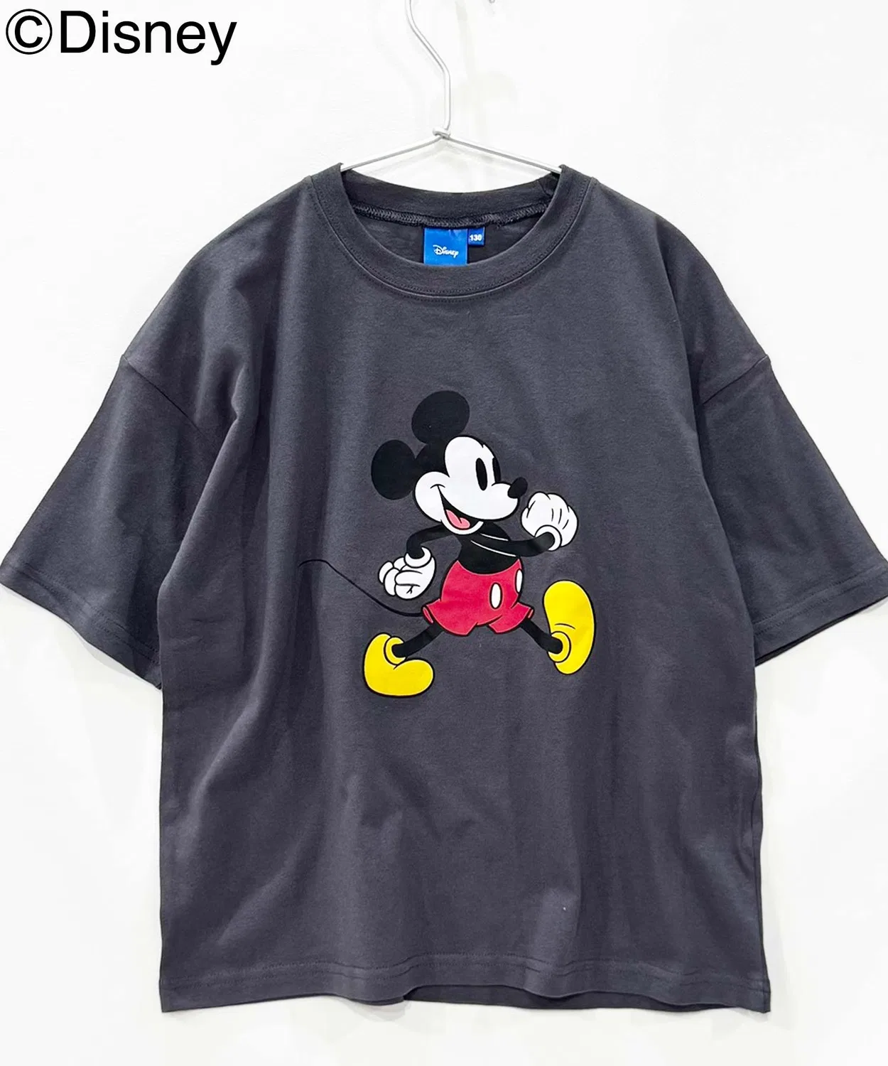 Детская футболка с принтом Mickey Mouse Disney, Charcoal