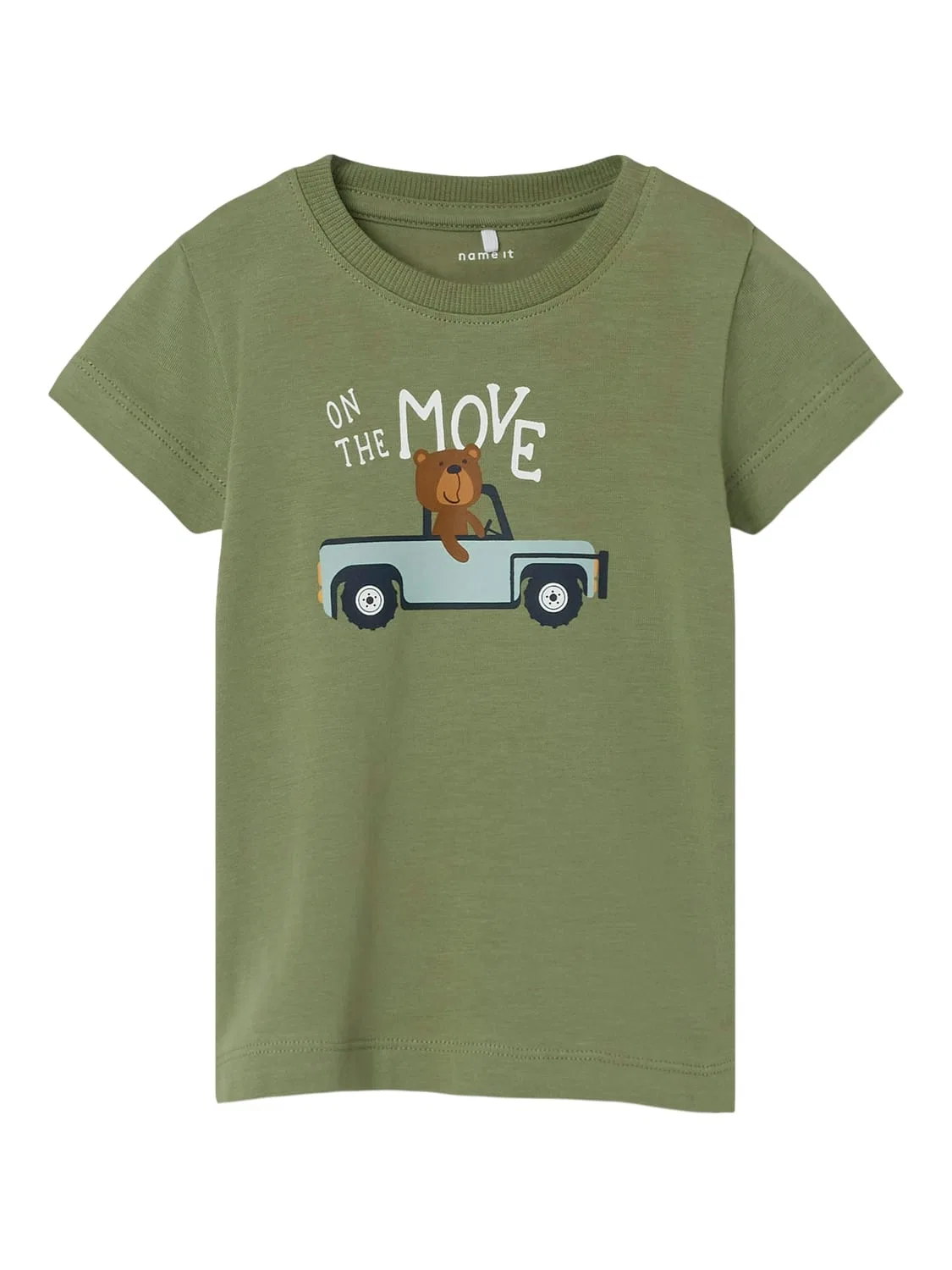 Футболка с принтом Move Name It, зеленый