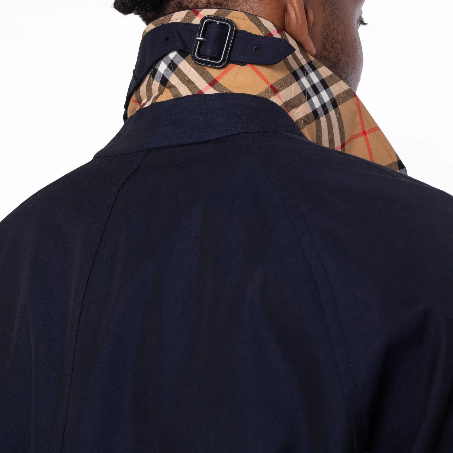 Пальто-каркот из габардина Camden Classic Car Coat Burberry, Blue Carbon — фото 3