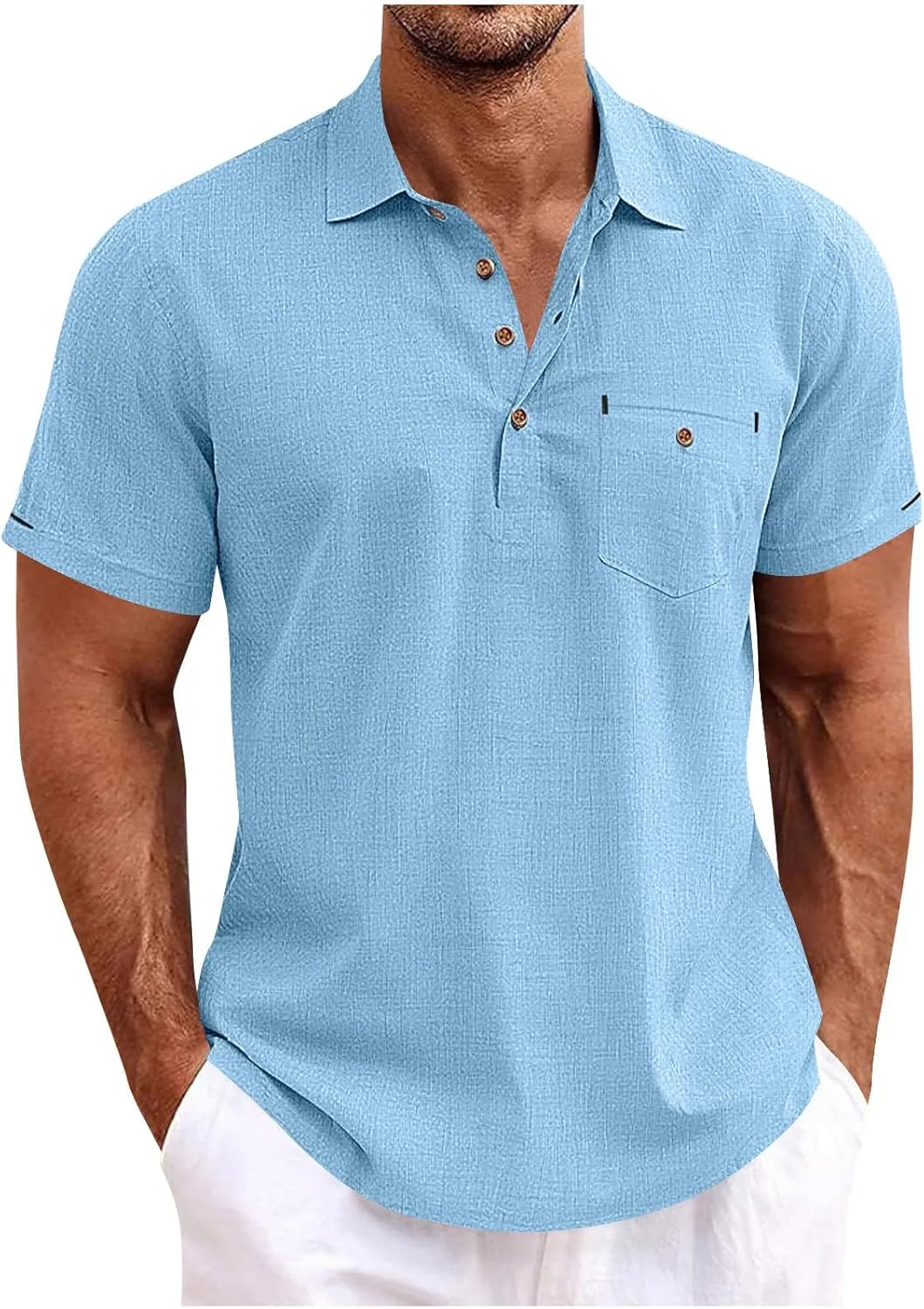 

Футболка для гольфа с карманами и короткими рукавами