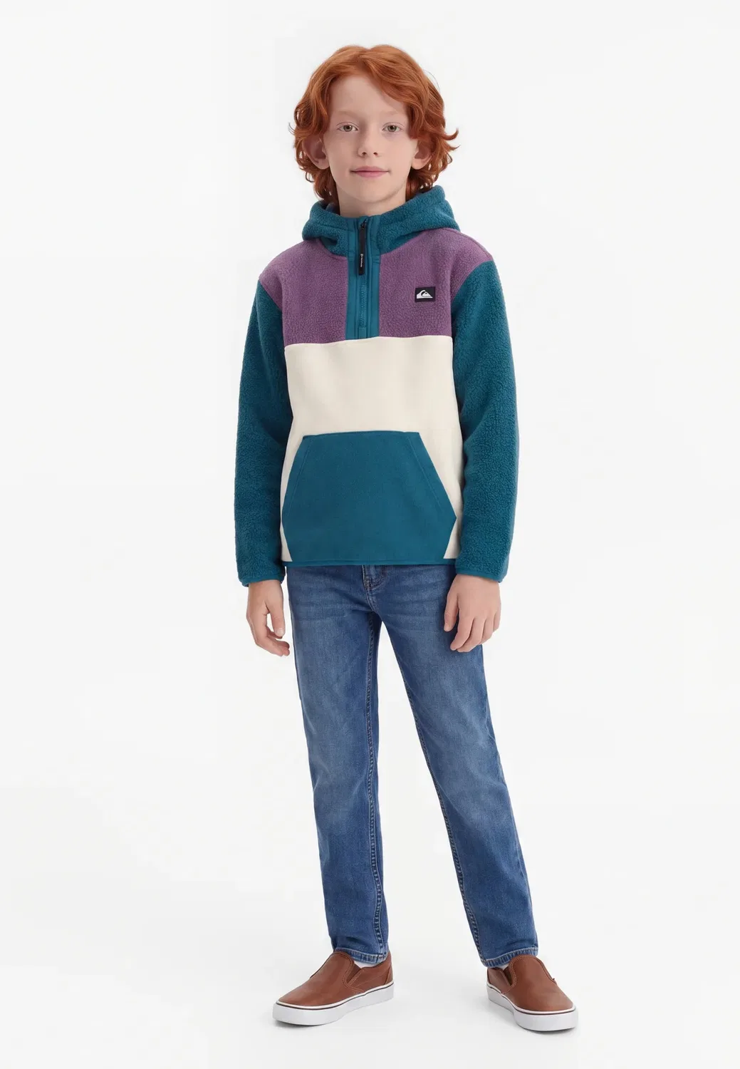 Флисовый джемпер с видом на океан Quiksilver, Blue Coral