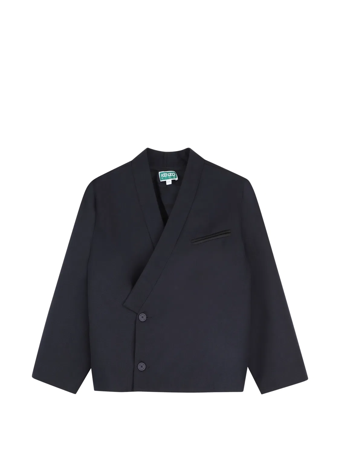 Однобортный блейзер Kenzo Kids, синий