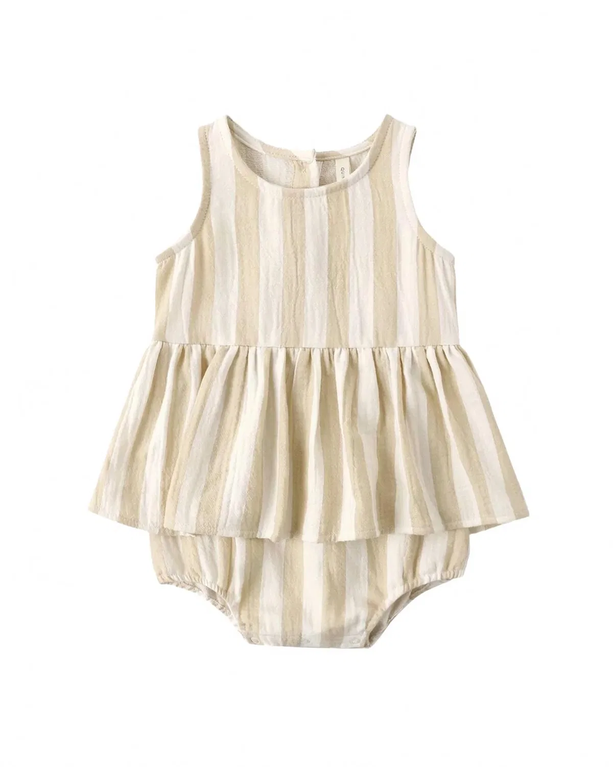 Детский боди-комбинезон с юбкой без рукавов Summer Stripe Quincy Mae, Summer Stripe — фото 3