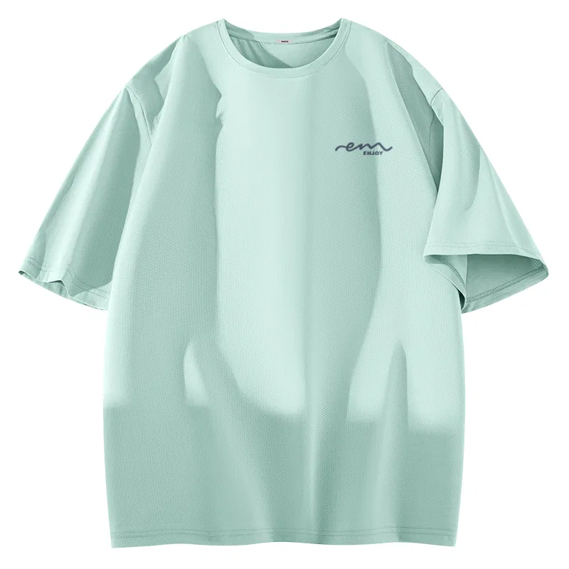 Детская футболка с коротким рукавом MINISO, Ice Silk Quick Dry Sun Protection Aqua Green