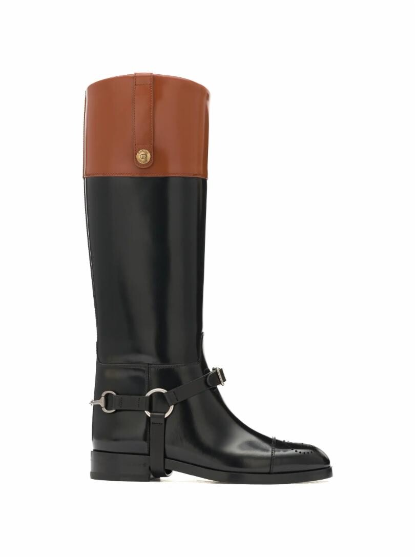 

Кожаные сапоги Aria Gucci