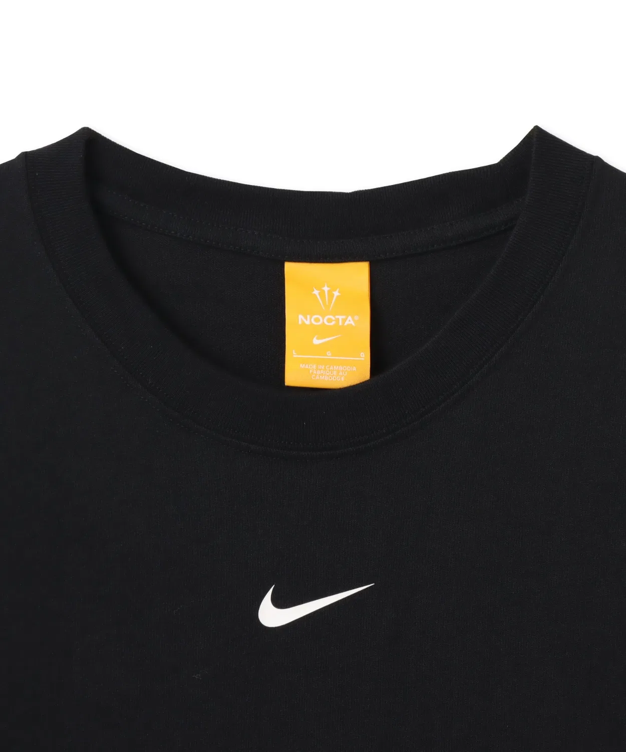 Мужская футболка с принтом NOCTA CS TEE SS NIKE, Heather Grey — фото 4