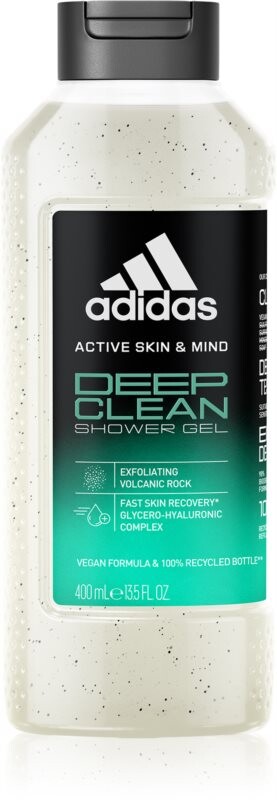 

Очищающий гель для душа с эффектом пилинга Adidas Deep Clean