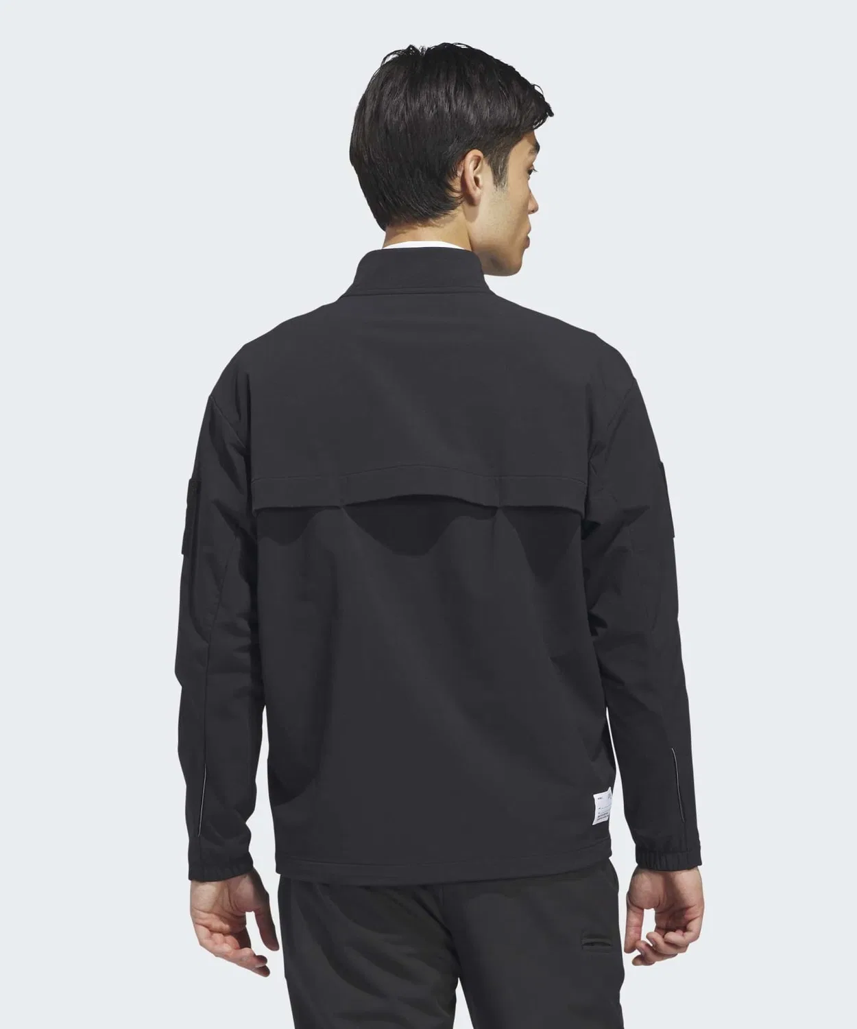 Мужская ветровка с принтом Adidas Golf, Black — фото 2