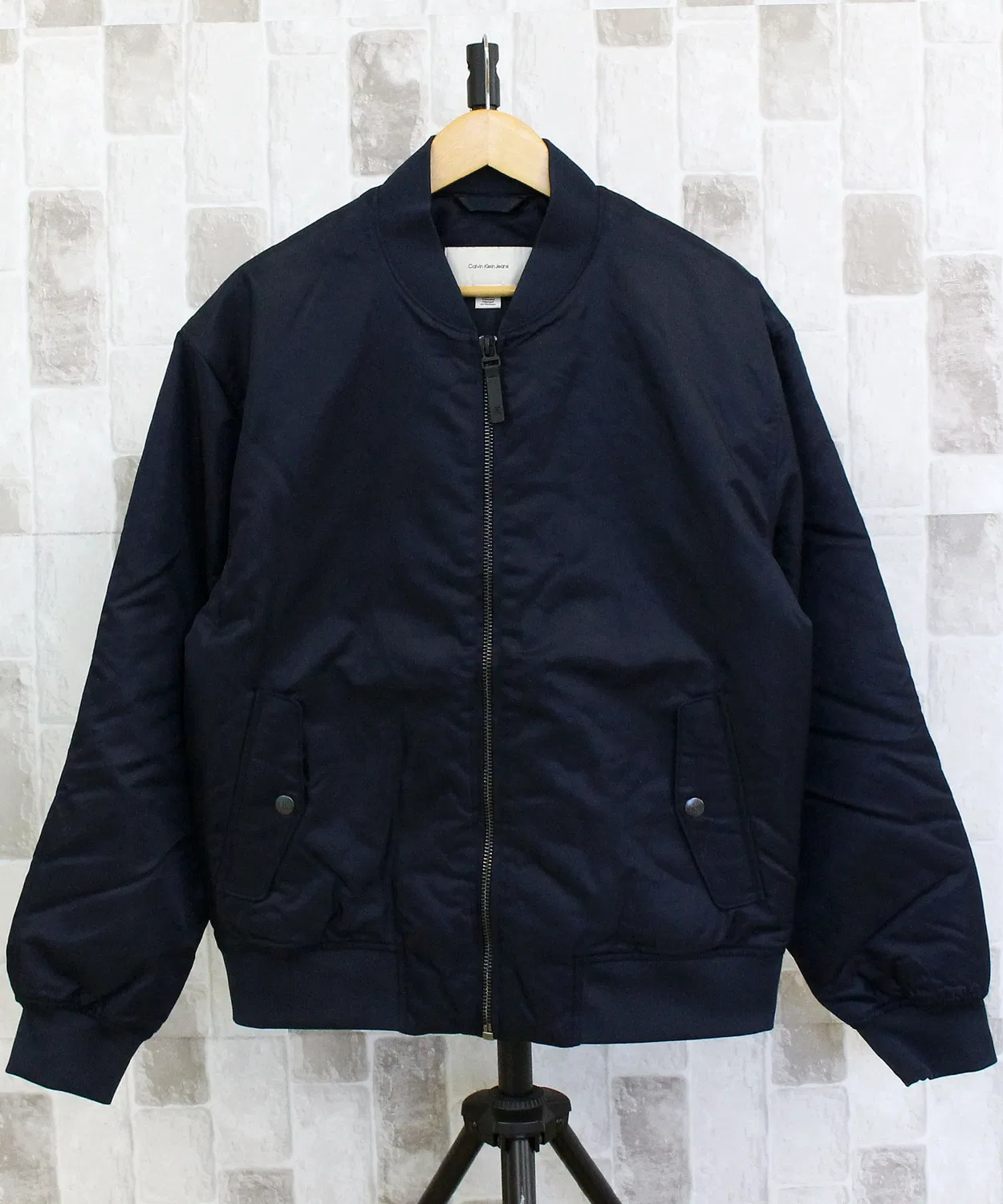 Мужская куртка-бомбер MA-1 LS Nylon Bomber Jacket Calvin Klein, Dark Sapphire