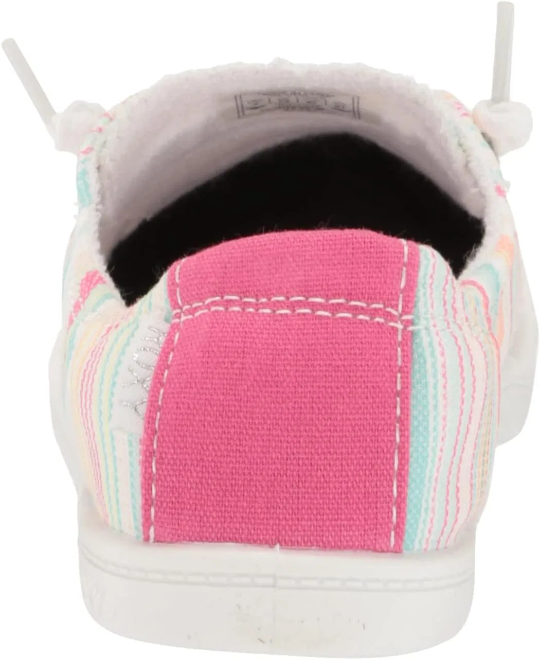 Детские кеды для девочек Roxy Rg Rory Slip on Sneaker, Stripe Barely Pink Exc — фото 3