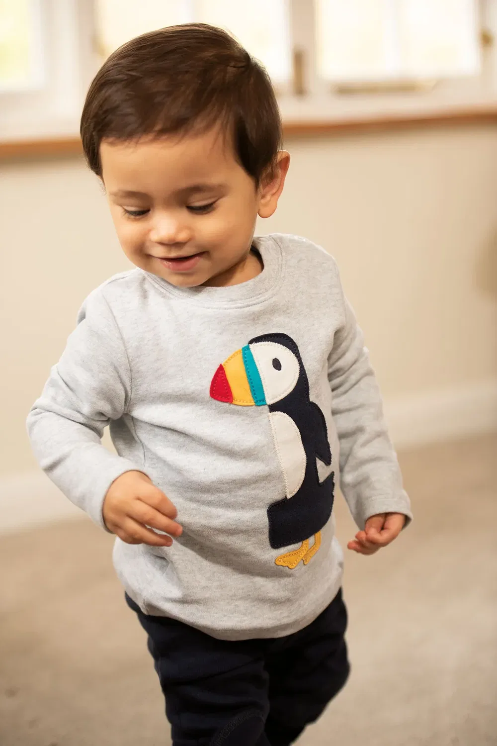 Детский топ Magic number Frugi, Grey — фото 2