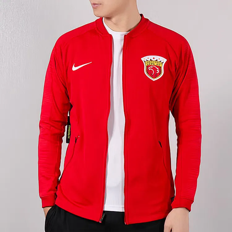 Куртка тренировочная с принтом Shanghai Shenhua Nike, красный — фото 2