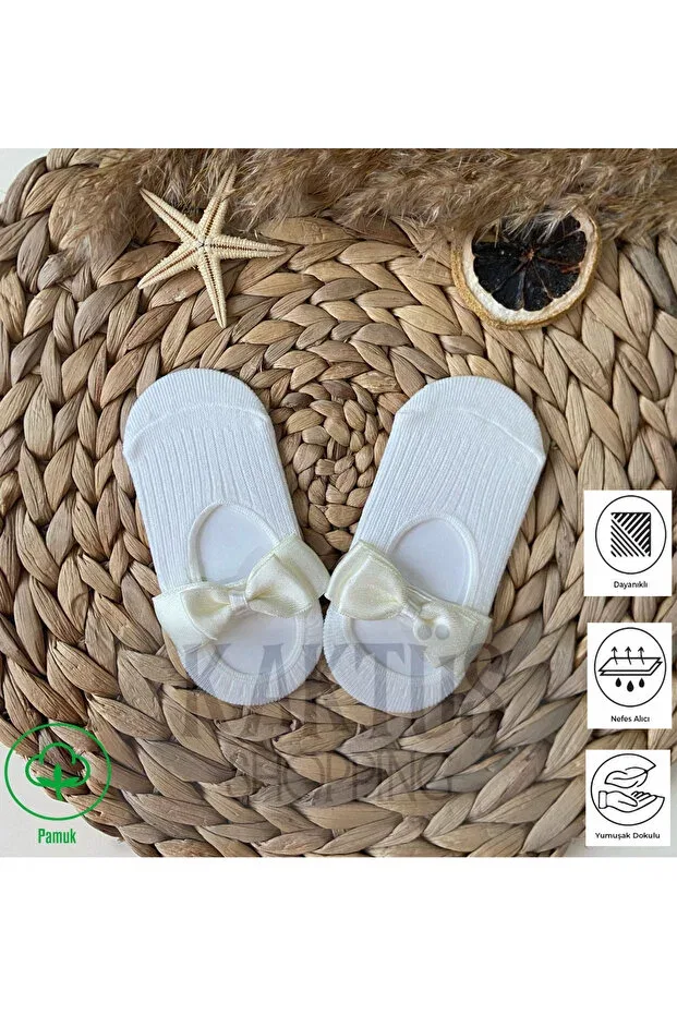 Детские носки для девочек хлопковые Yasyas, Nude Color