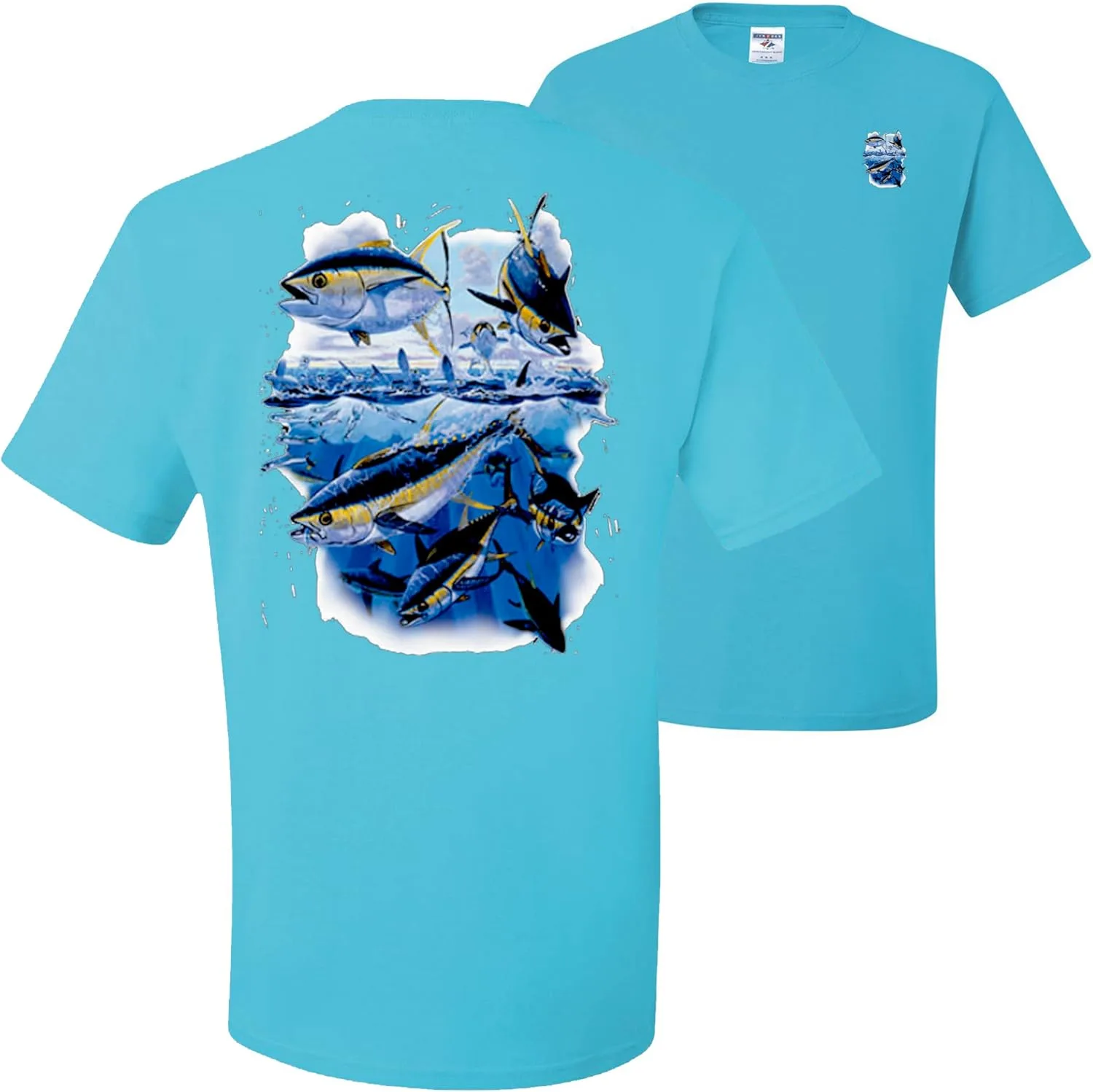 

Футболка для рыболовов с принтом Trout Largemouth Bass wild custom apparel