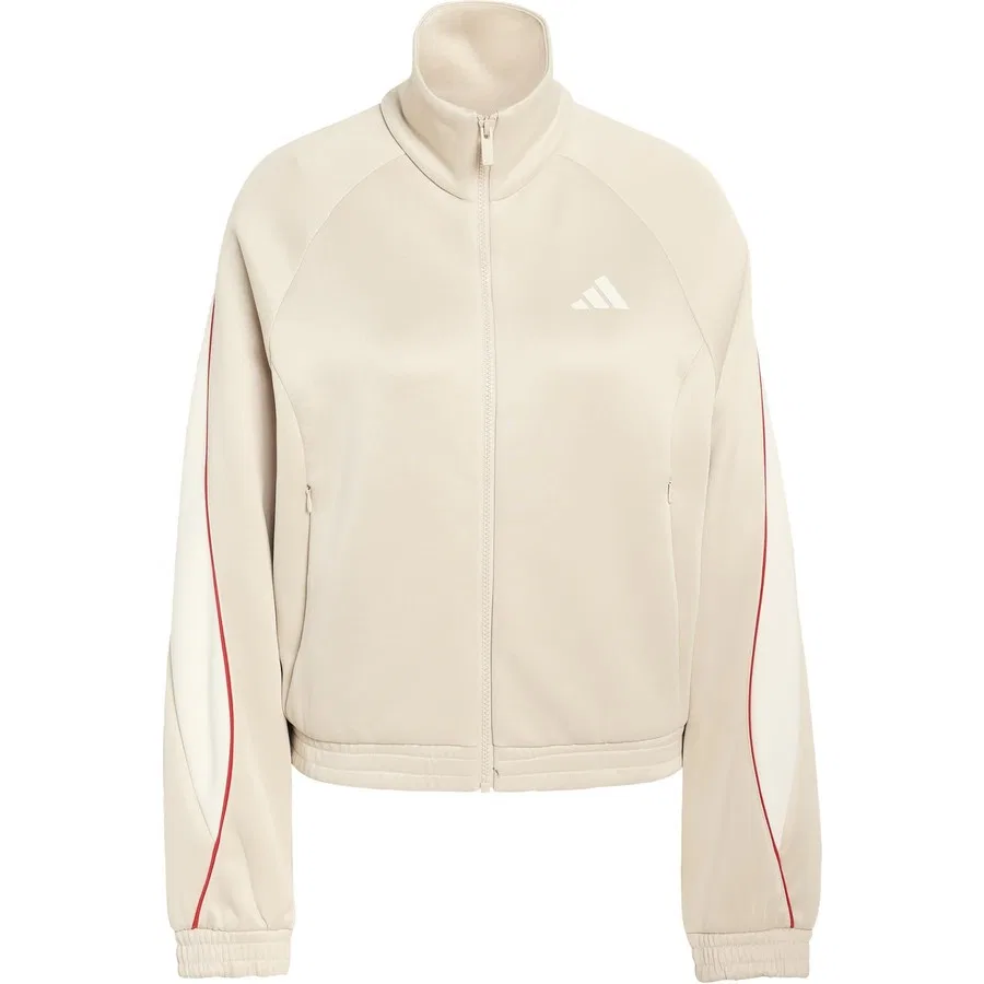 Женский спортивный свитшот с молнией Sportswear Stadium Tracktop adidas, Молочный — фото 3