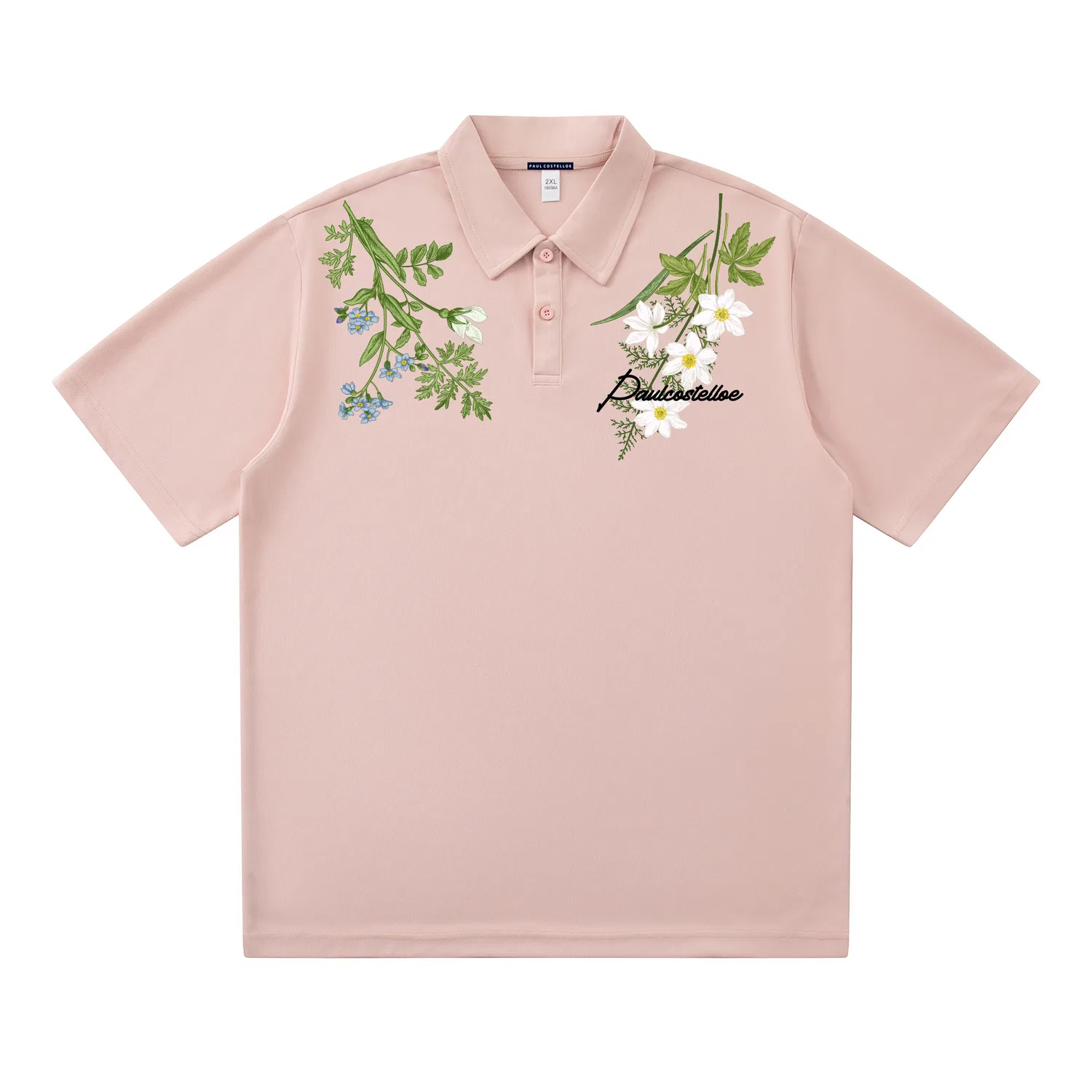Детское поло с коротким рукавом Coral Powder Paul Costelloe