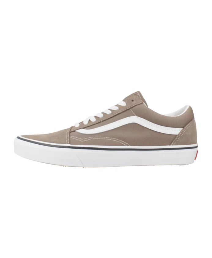 Кожаные кроссовки в стиле олдскул Vans, коричневый — фото 3