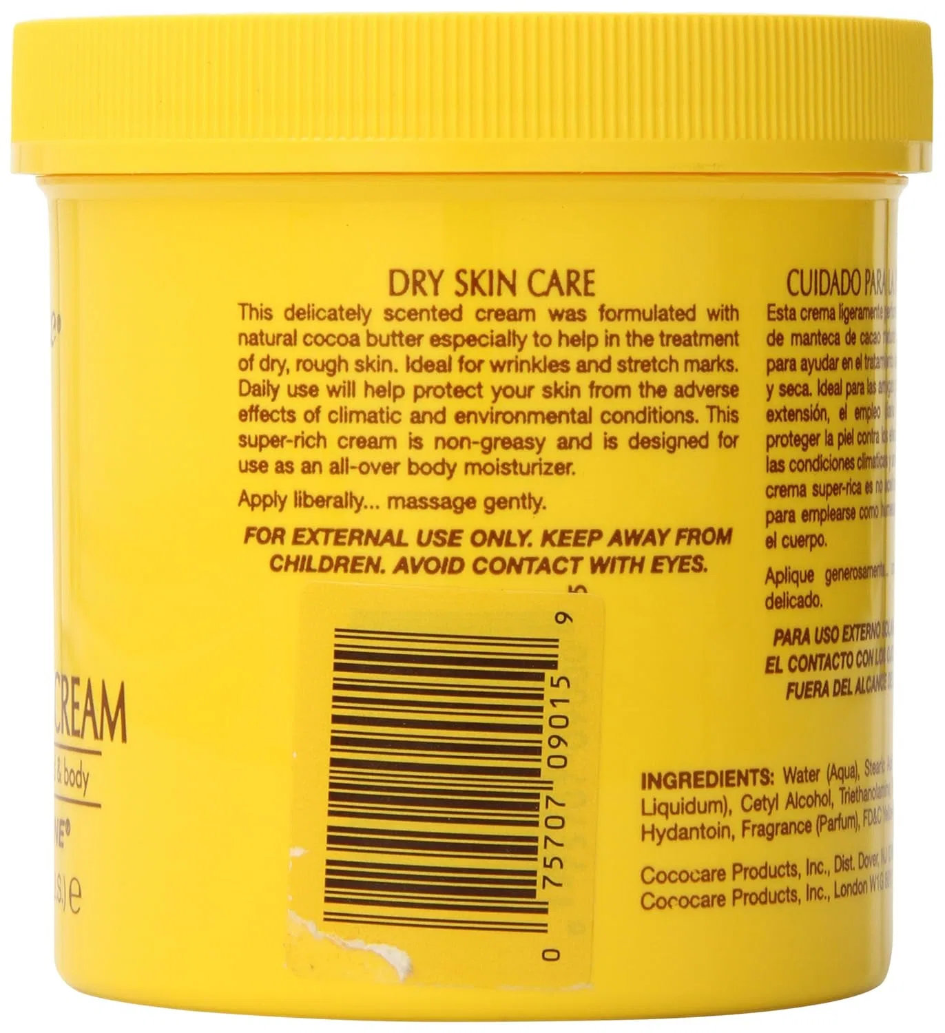 Крем-масло для тела Cocoa Butter, 15 oz, COCOCARE — фото 2