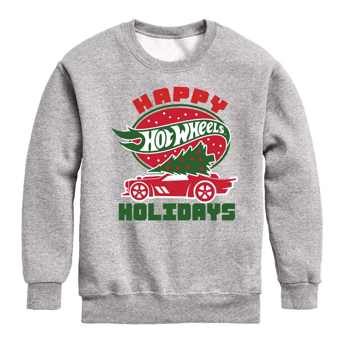 Детское поло с длинным рукавом Hot Wheels, Athletic Heather