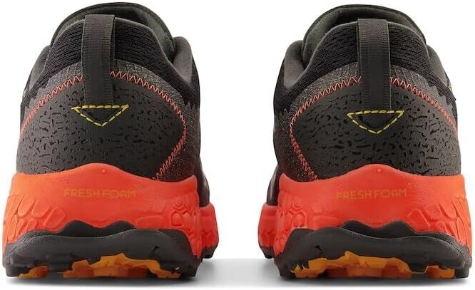 Мужские кроссовки New Balance Fresh Foam X Hierro V7 для трейлраннинга, blacktop/неоновая стрекоза/горячие календулы — фото 4