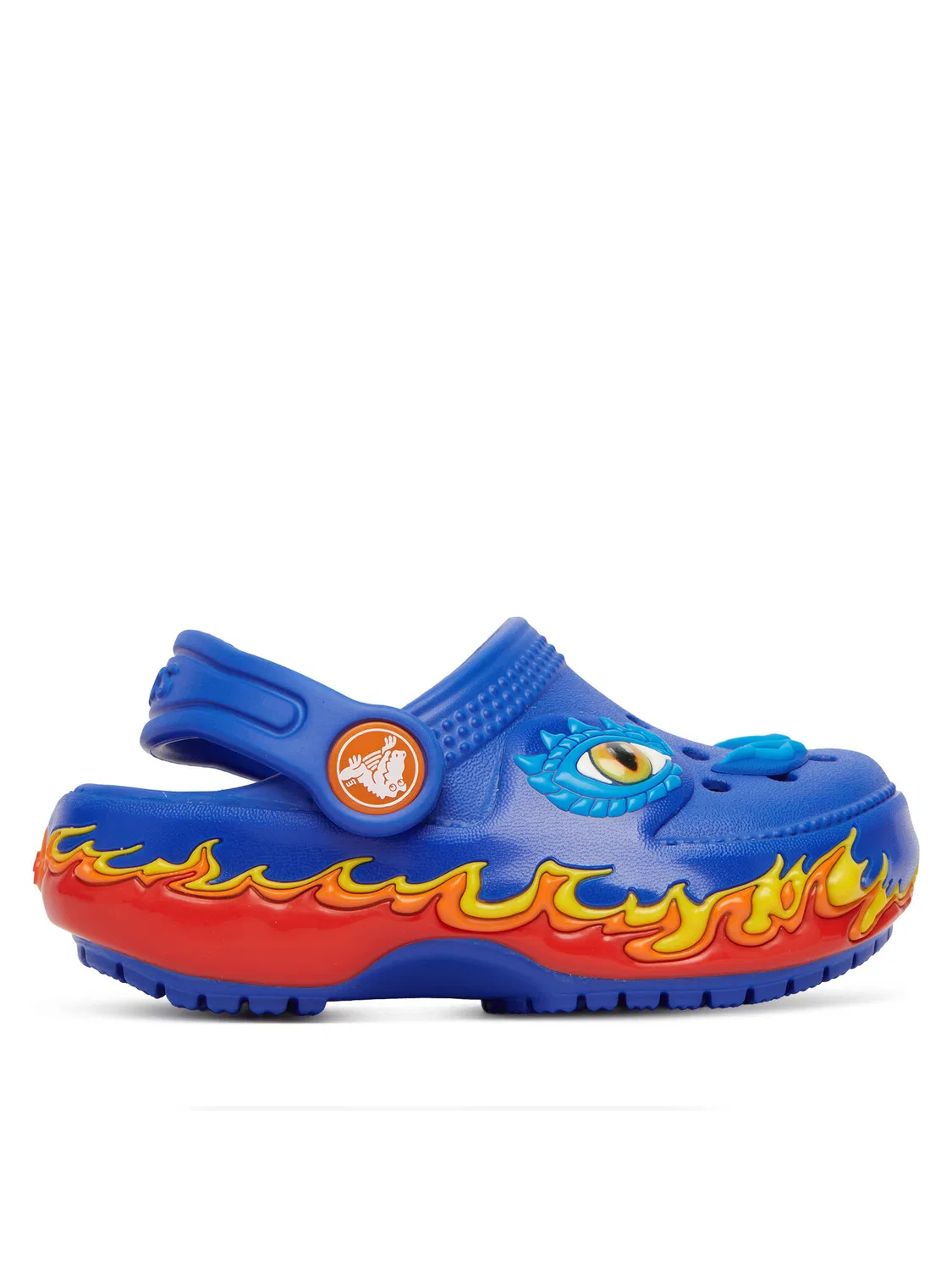 Шлепанцы для мальчика Toddler Classic Dragon Lights Clog Crocs, синий