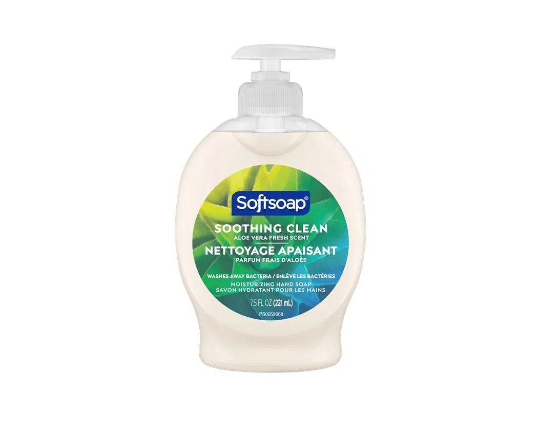 Жидкое мыло для рук с алоэ, Softsoap, 221.8 мл