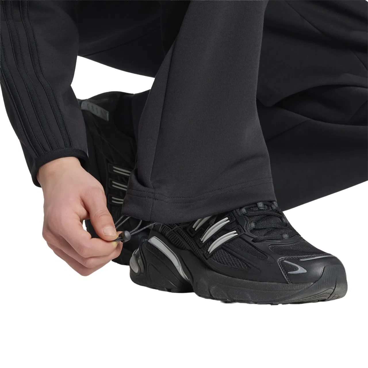 Брюки мужские Spacer Cutline OH Baggy Pant Adidas, черный — фото 4