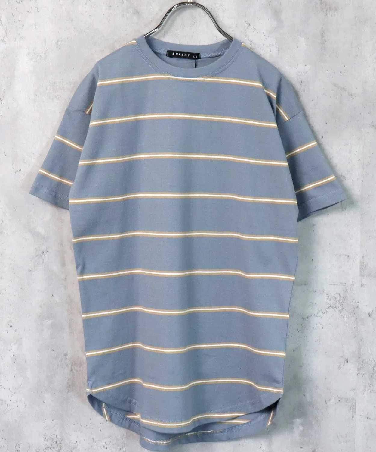 Детское платье с принтом Big Silhouette Border SHISKY, Light Blue