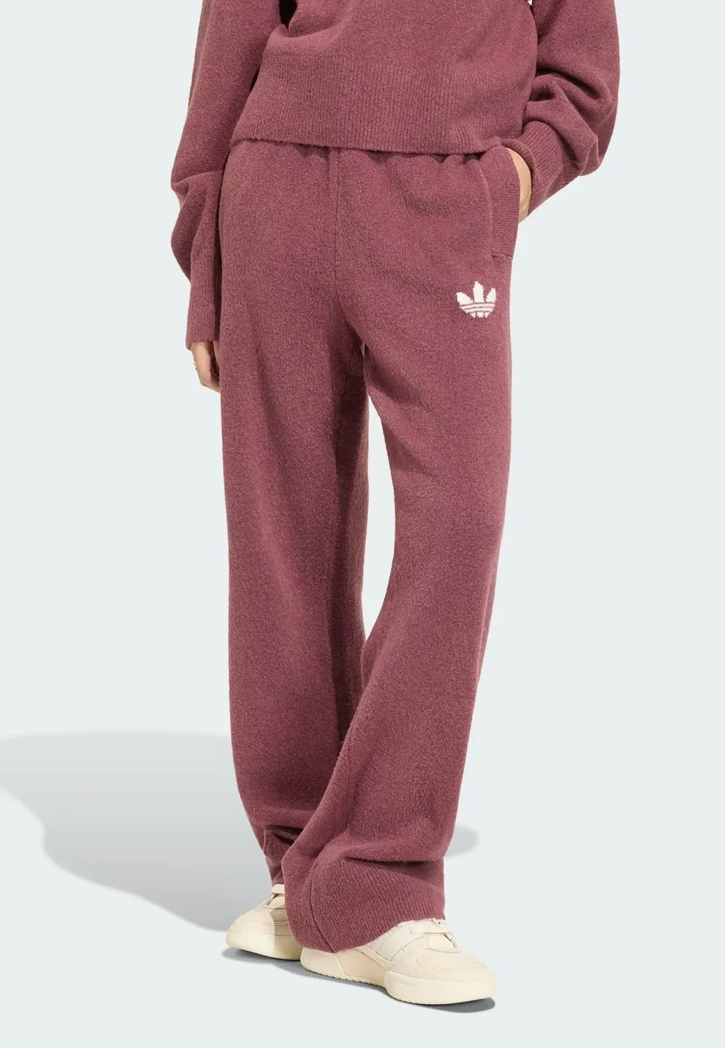 Основные трикотажные брюки - спортивные штаны Adidas Originals, Burgundy