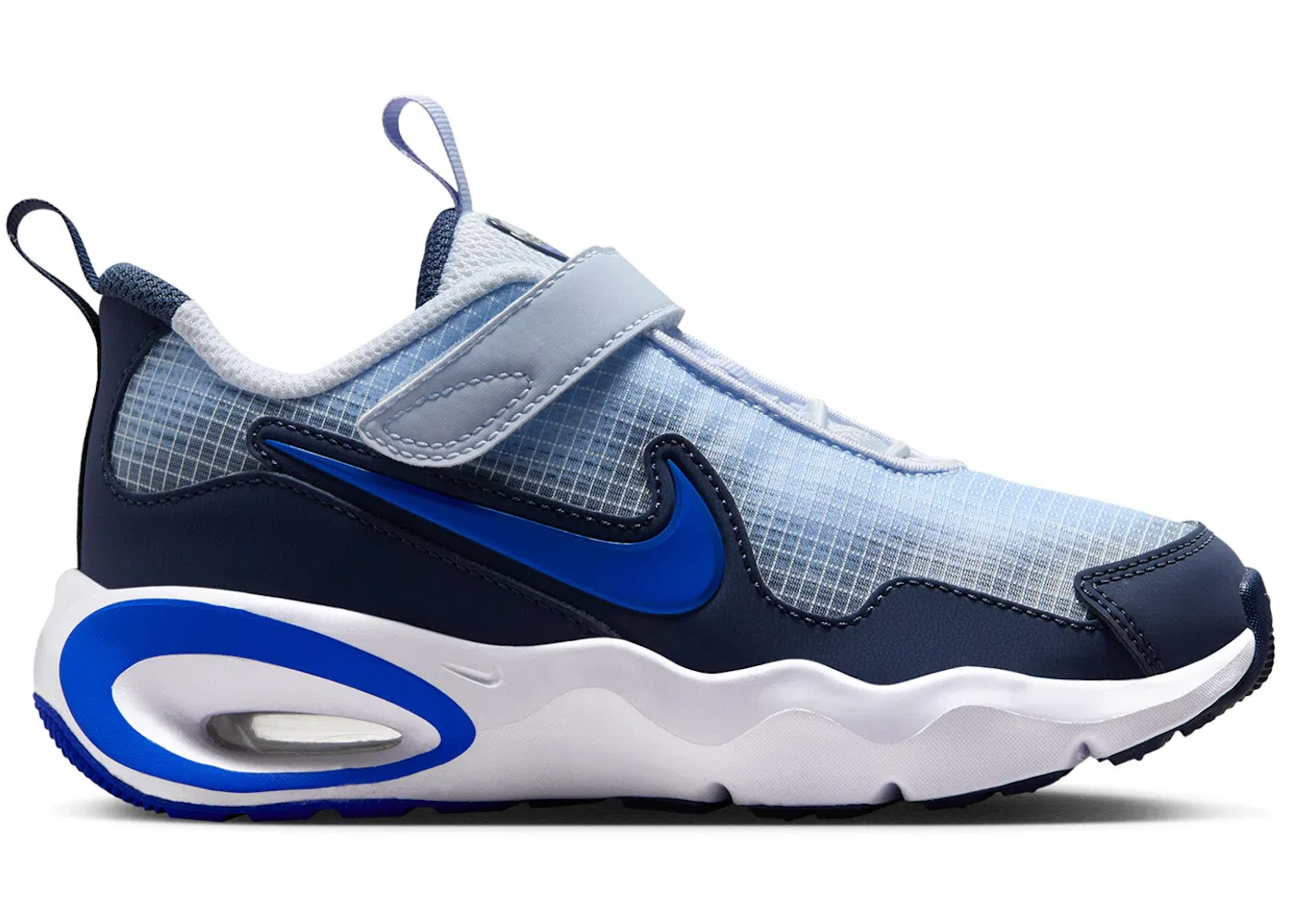 Детские кроссовки на шнуровке Nike Air Max Nova Nike, Football Grey Thunder Blue Hyper Royal