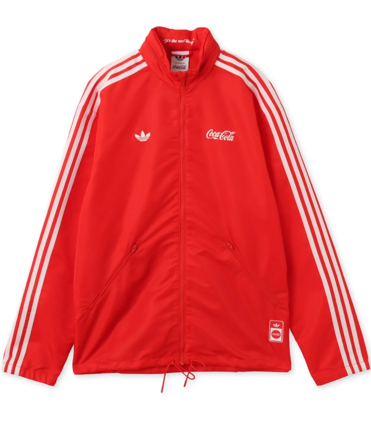 Мужская куртка с капюшоном Adidas Coca Cola Classic Sport Nylon Parka, Красный