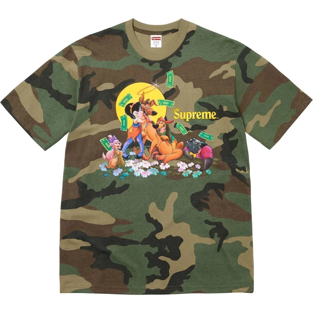 Футболка с принтом Supreme, Camouflage