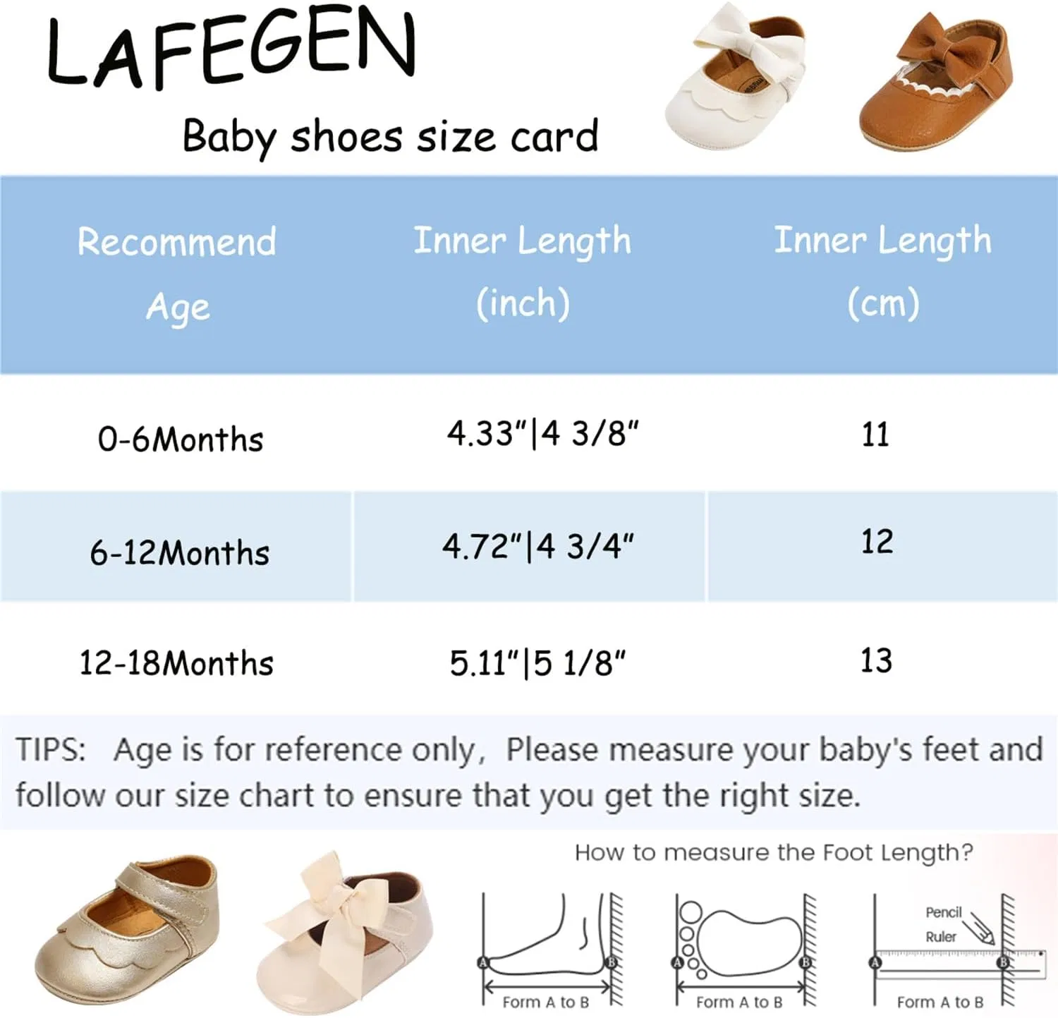 Детские туфли Мэри Джейн для девочек с бантом LAFEGEN, Red — фото 4