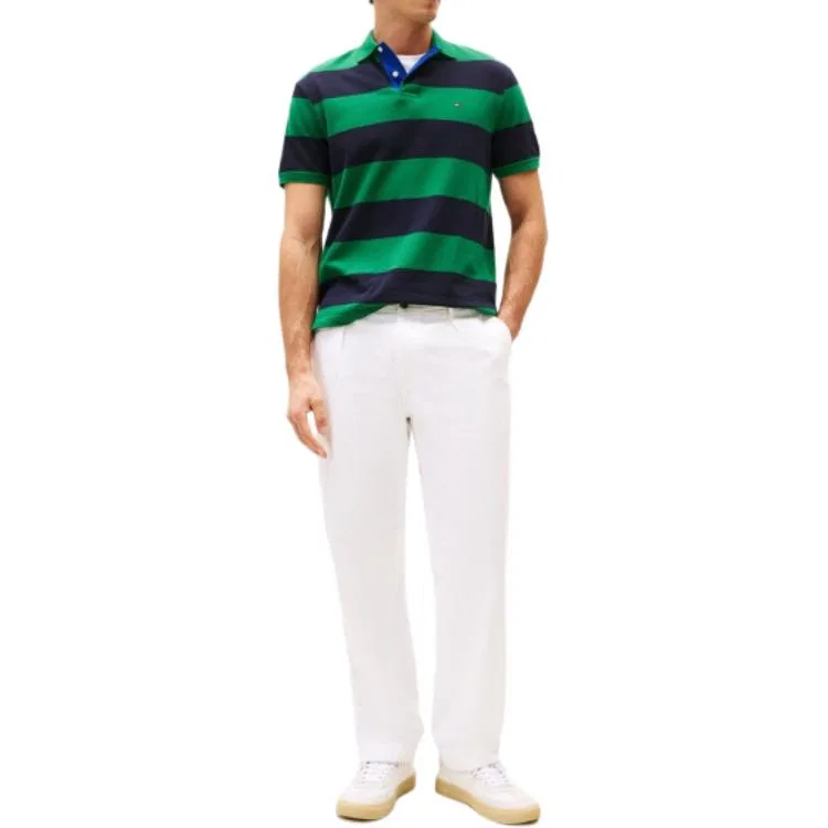 Мужское поло Green Tommy Hilfiger — фото 3