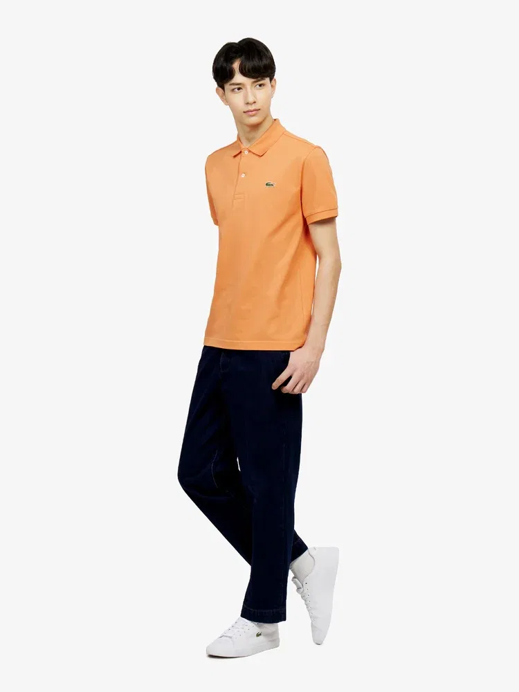 Футболка поло Regular Fit LACOSTE, Orange — фото 4