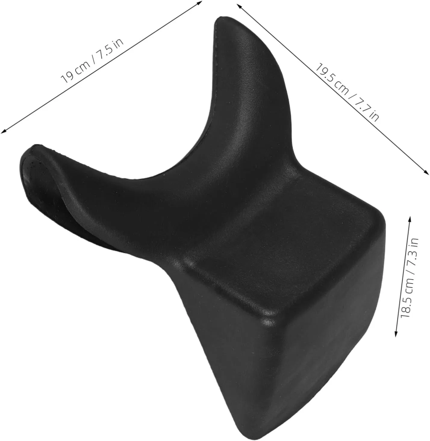 Подушка для шеи в салоне, BESTYASH, 1 шт, 19.5x19 см, 610 г, Black — фото 2