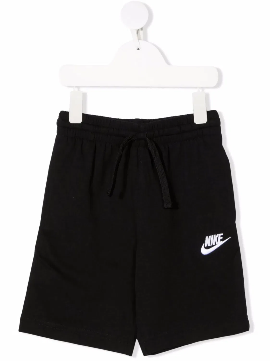 Спортивные шорты с логотипом Swoosh Nike Kids, черный