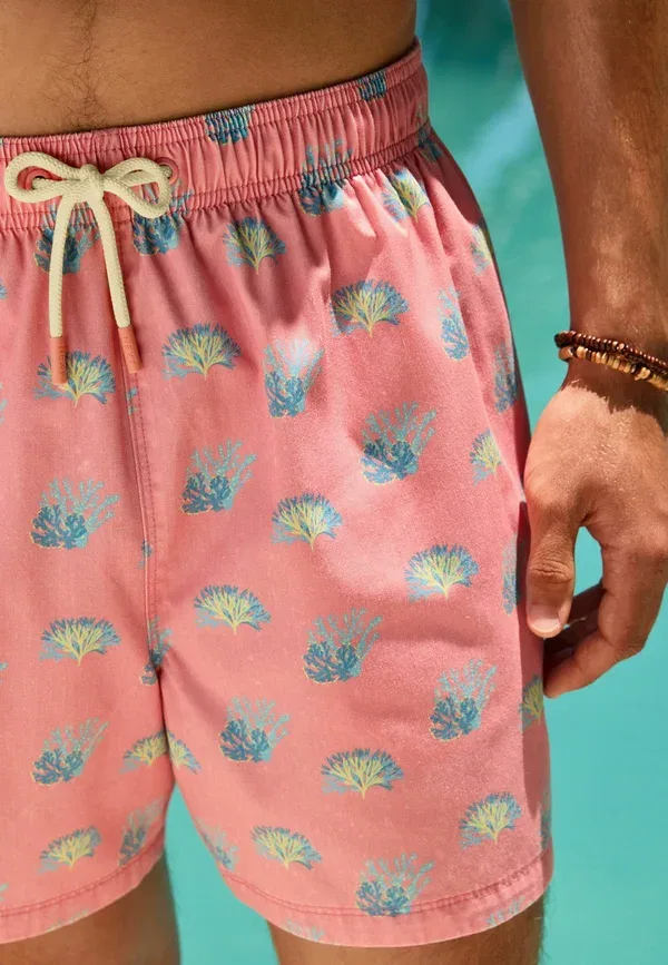 Шорты с принтом Swimming shorts Next, Pink Coral, розовый — фото 3