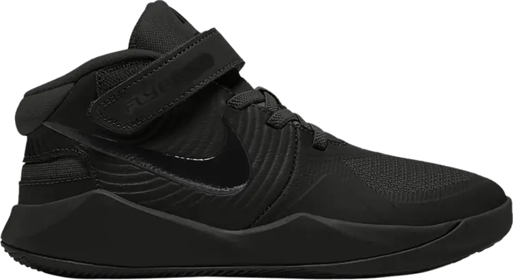 

Кроссовки Nike Team Hustle D9 FlyEase PS 'Black', черный
