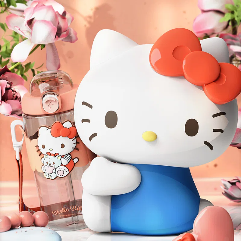 Детская кружка с трубочкой 650 мл My Melody Sanrio, White — фото 4