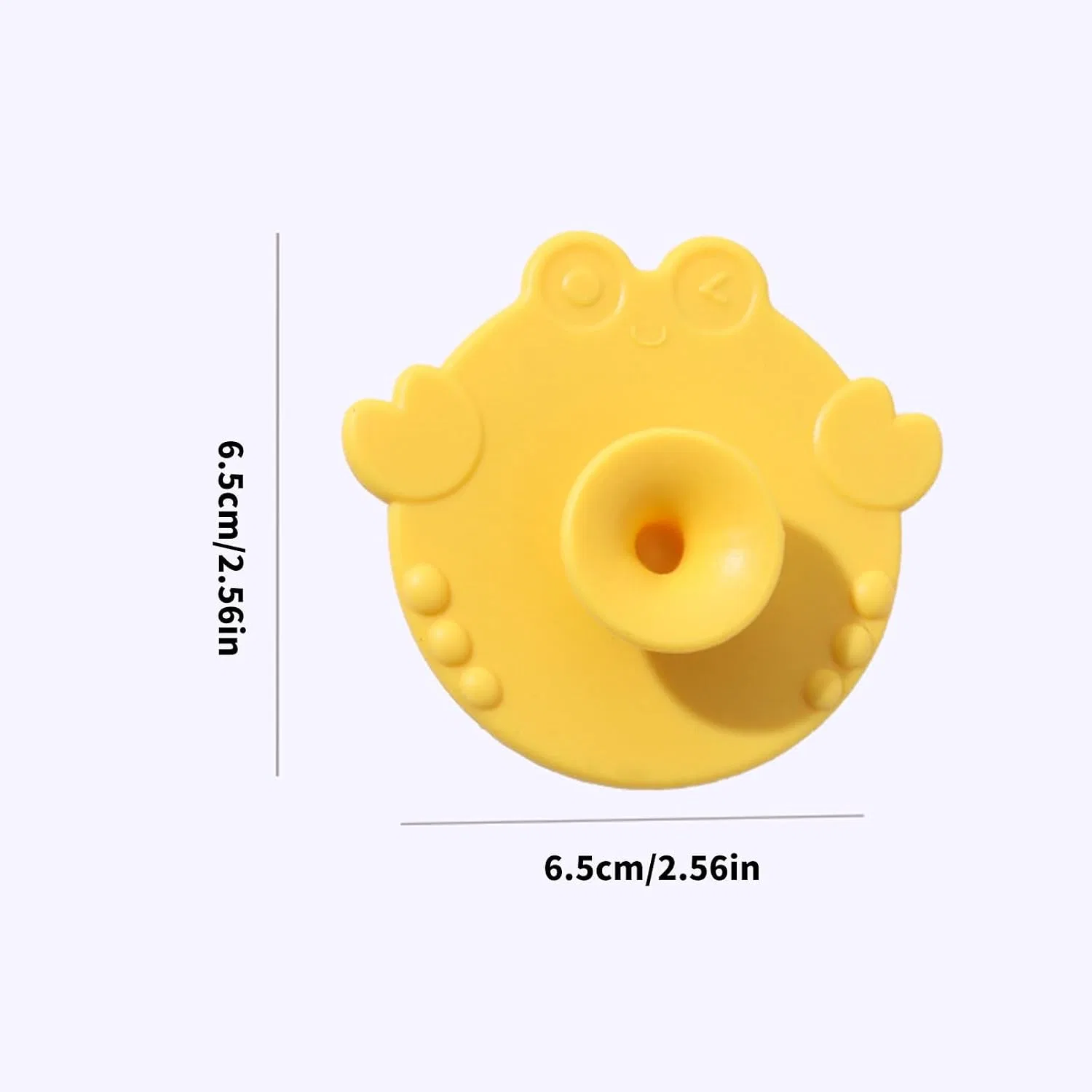 Детская щетка для купания из силикона PEPWE, мультифункциональная, 6.5x6.5 см, B — фото 3