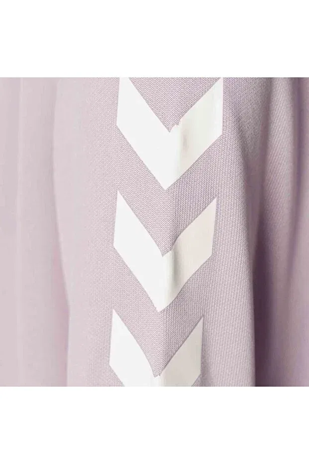 Детская кофта для девочек на молнии с воротником-стойкой Hummel, Purple — фото 4