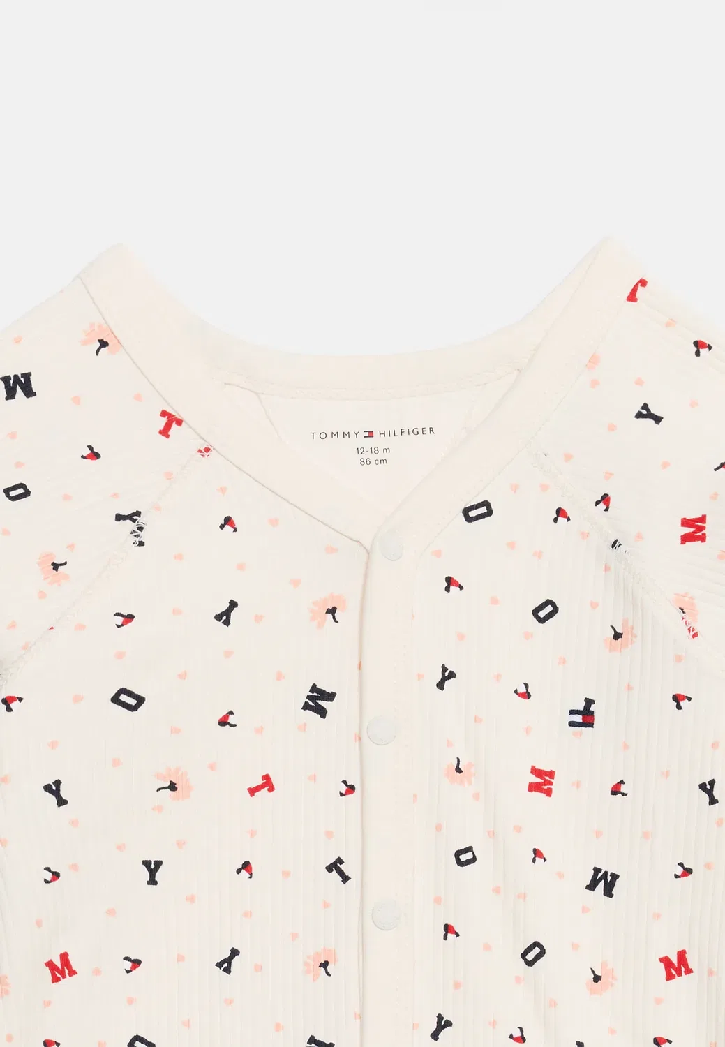 Полосатый комбинезон унисекс Tommy Hilfiger, Off White — фото 3