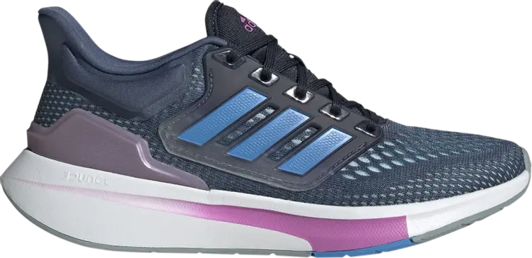 

Кроссовки Adidas Wmns EQ21 Run 'Wonder Steel Matte Purple Metallic', синий