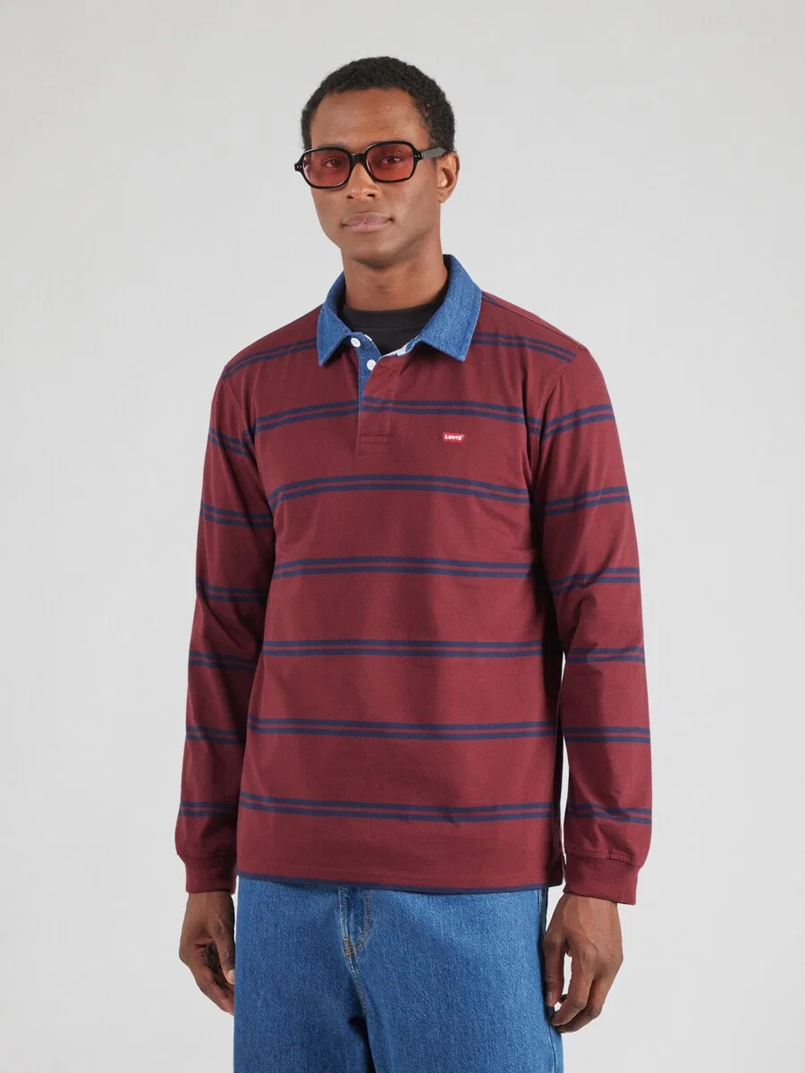 Футболка LEVI'S CLASSIC бордового цвета — фото 2