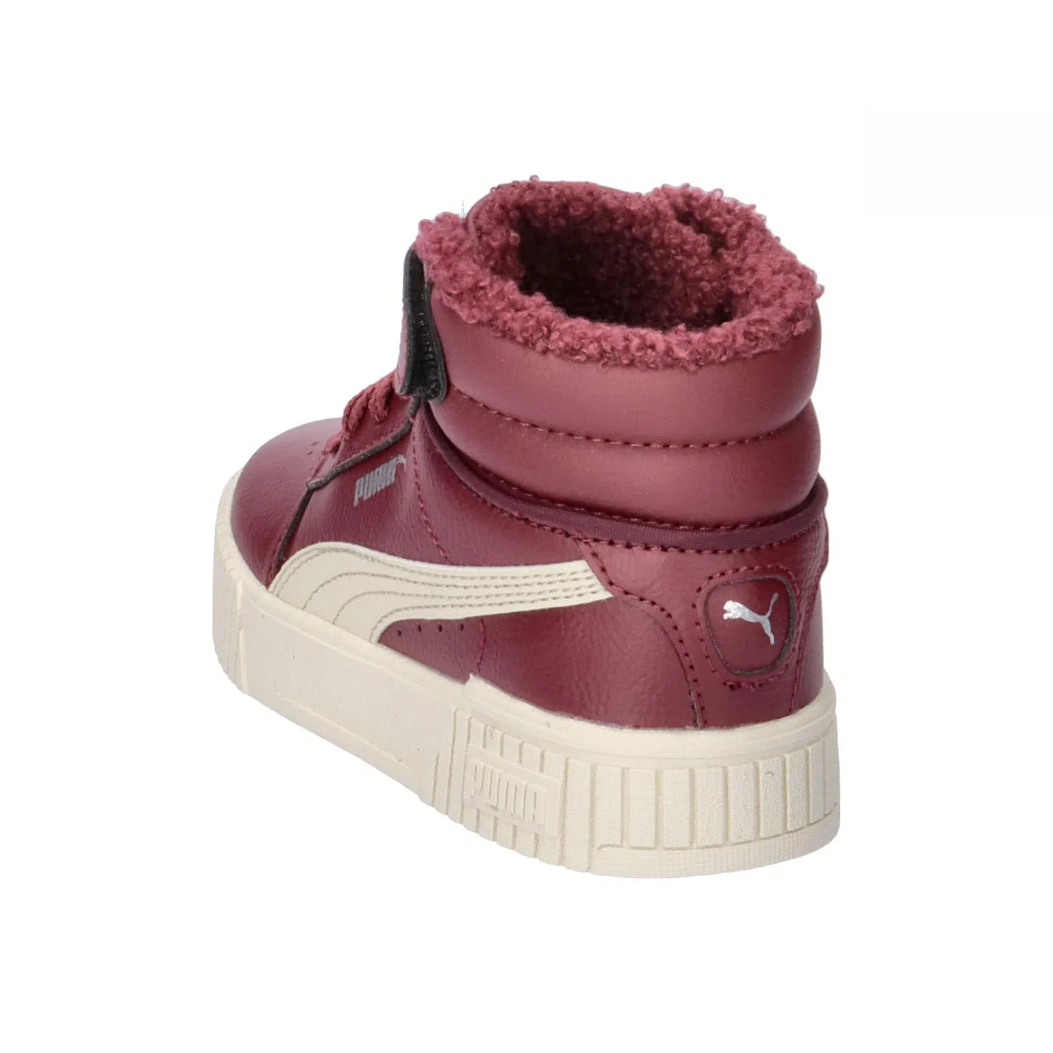 Детские кроссовки для девочек Cute 2.0 Mid Wtr Ps PUMA, Dark Jasper Alpine Snow Puma Silver — фото 4